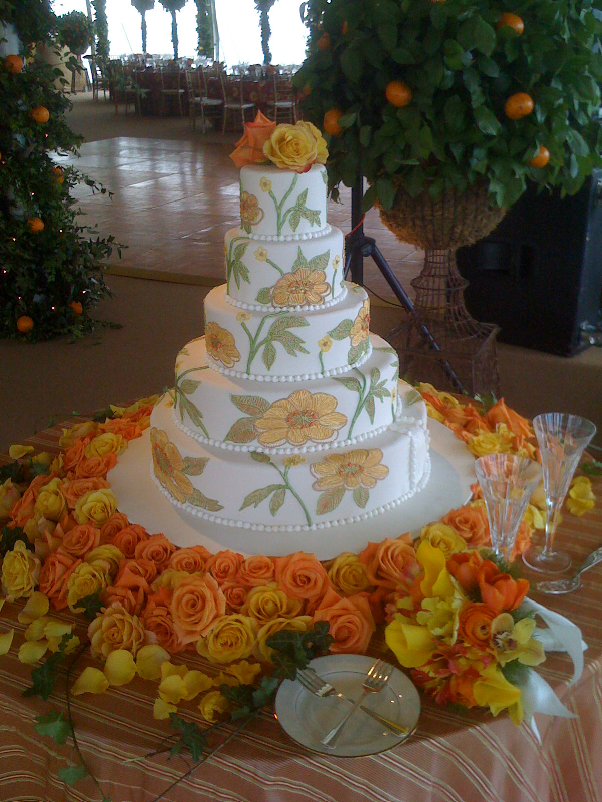 Photo of a Wedding Cake